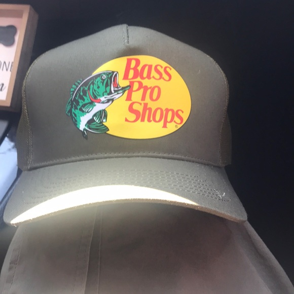 Olive green bass pro hat Clearance